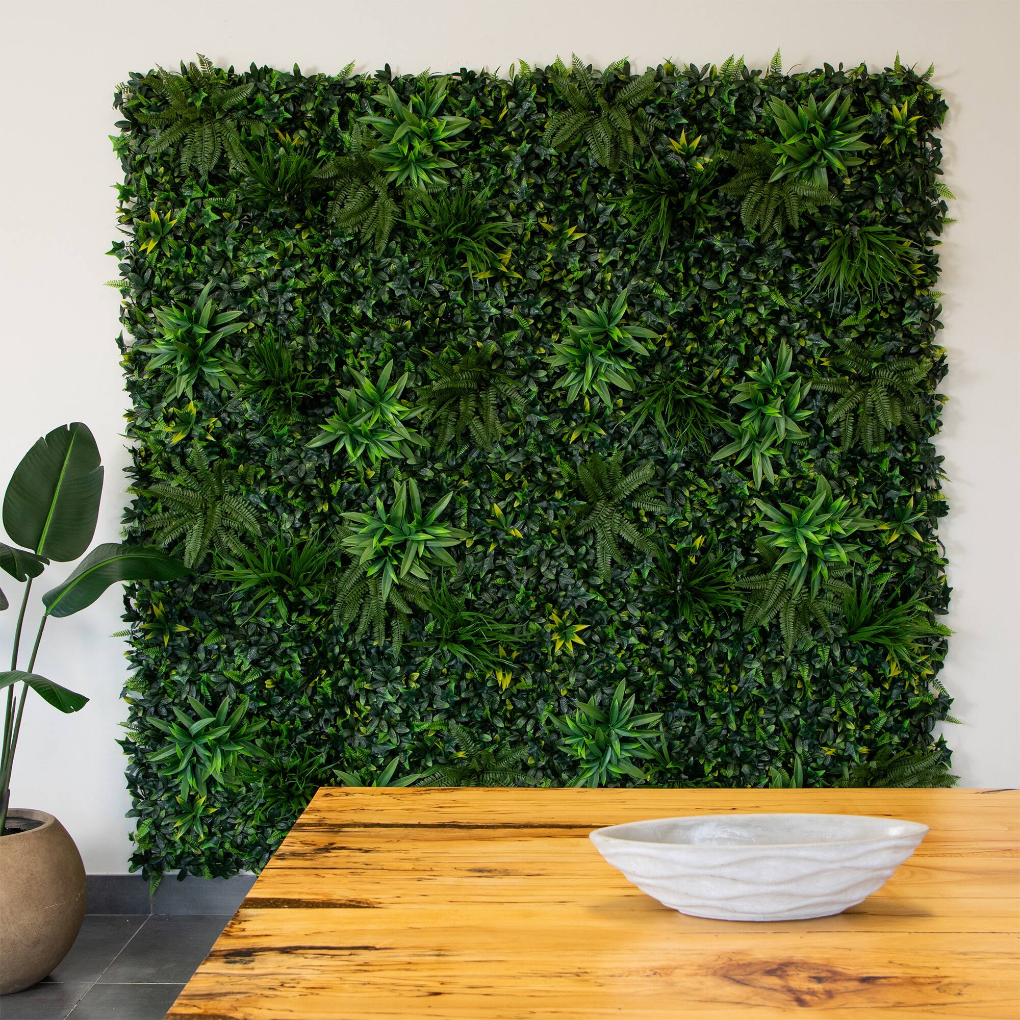 40" Andean Cloud Forest Artificial Living Wall Panel